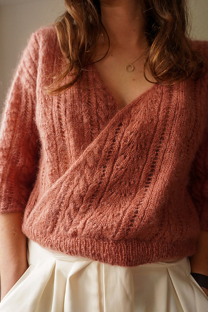Wrap Blouse Knitting Pattern