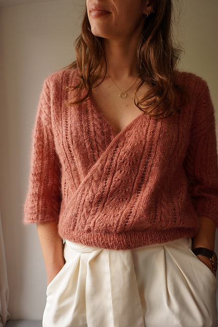 Wrap Blouse Knitting Pattern