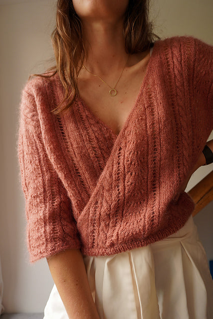 Wrap Blouse Knitting Pattern