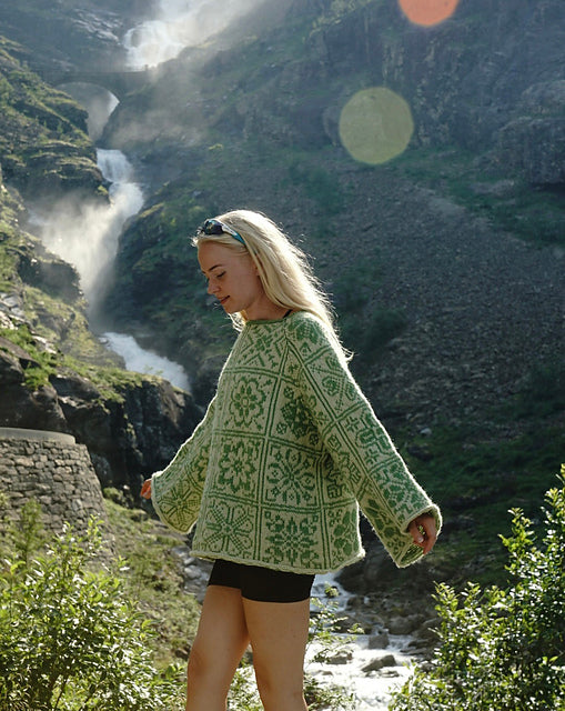 Folk Sweater Knitting Pattern
