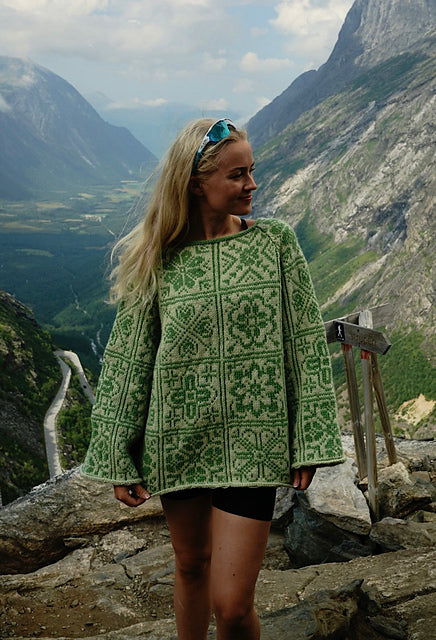 Folk Sweater Knitting Pattern