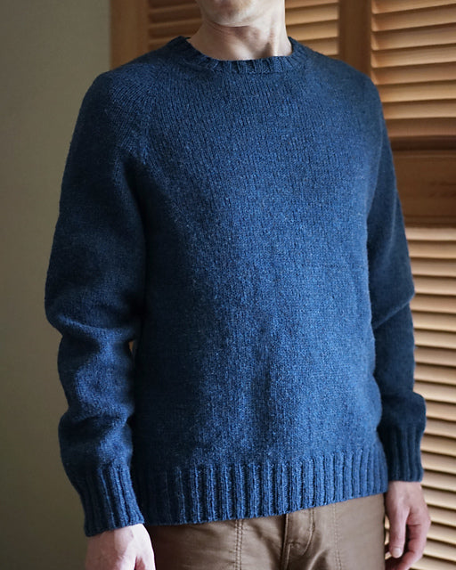 Minimal Crew Sweater Knitting Pattern