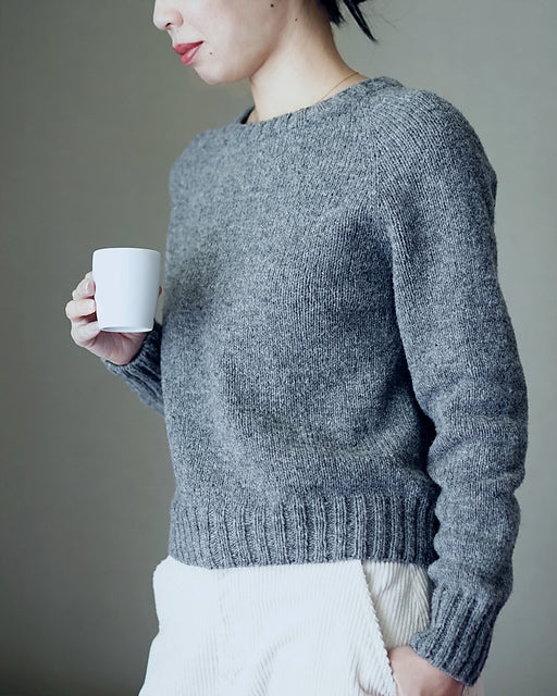 Minimal Crew Sweater Knitting Pattern