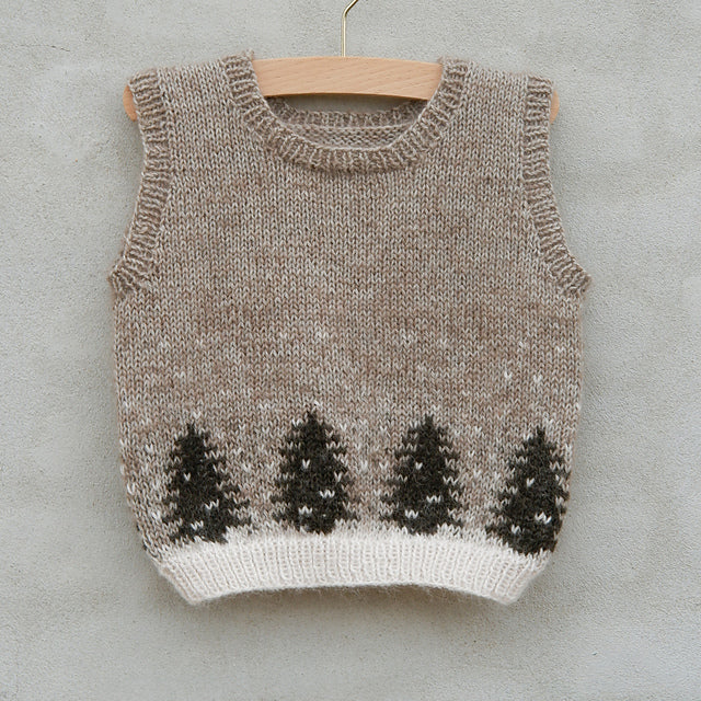 Kids Snow Vest Knitting Pattern