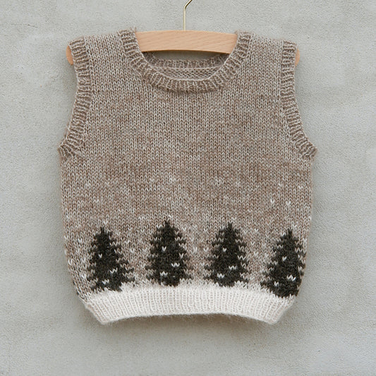 Kids Snow Vest Knitting Pattern