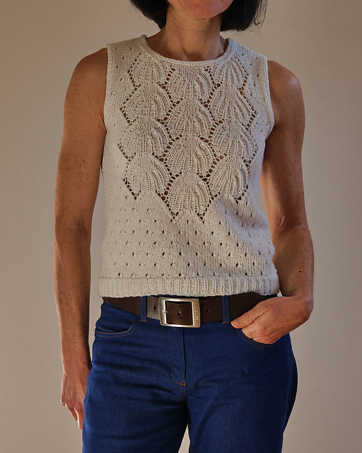 Leaf Lace Top Knitting Pattern