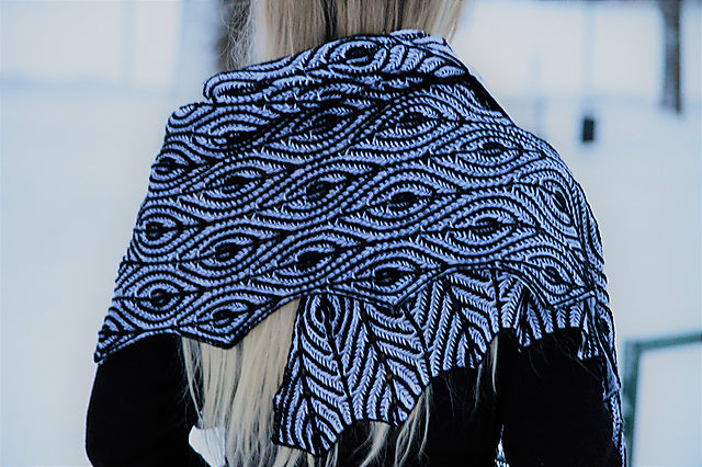 Brioche Shawl Knitting Pattern