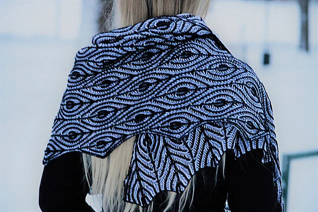 Brioche Shawl Knitting Pattern