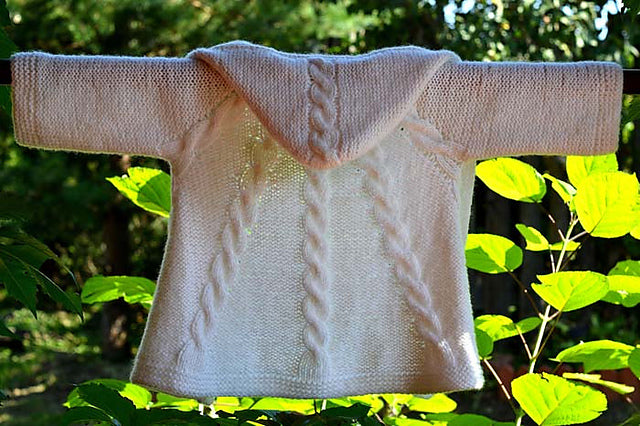Cable Hoodie Knitting Pattern