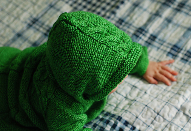Cable Hoodie Knitting Pattern