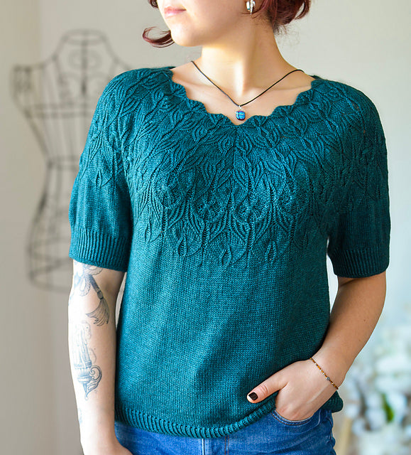 Soft Lace Top Knitting Pattern