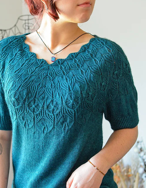 Soft Lace Top Knitting Pattern