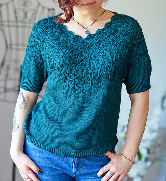 Soft Lace Top Knitting Pattern