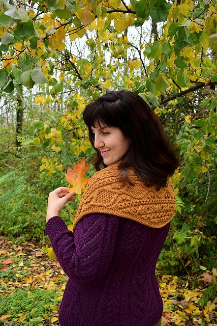 Textured Cable Scarf Knitting Pattern