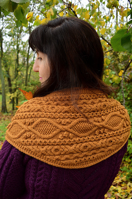 Textured Cable Scarf Knitting Pattern