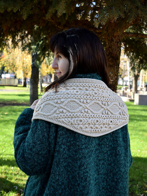 Textured Cable Scarf Knitting Pattern