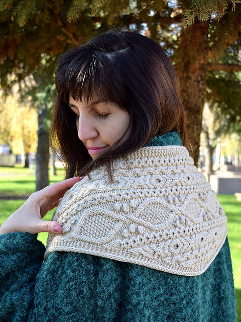 Textured Cable Scarf Knitting Pattern