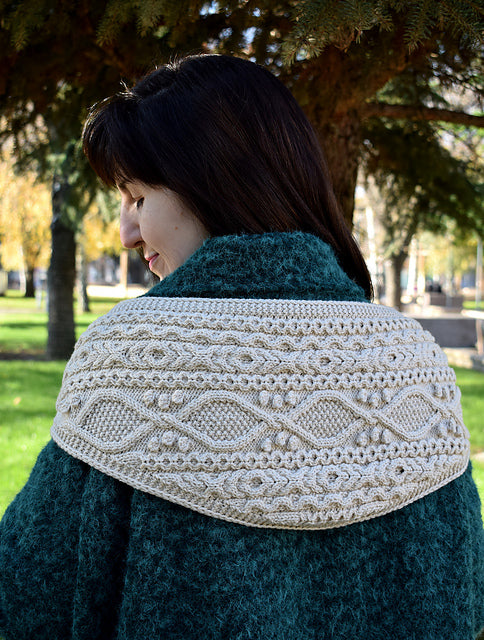 Textured Cable Scarf Knitting Pattern