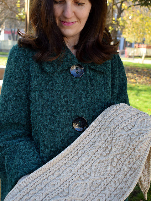 Textured Cable Scarf Knitting Pattern