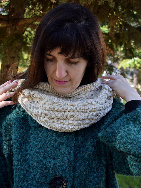 Textured Cable Scarf Knitting Pattern
