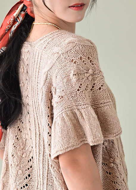 Lace Sleeve Top Knitting Pattern