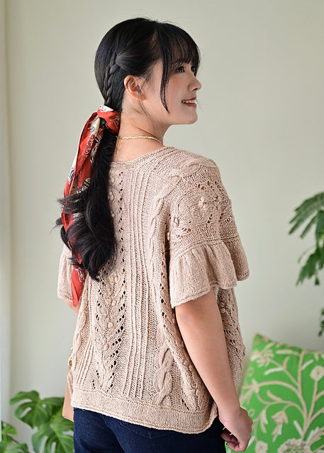 Lace Sleeve Top Knitting Pattern