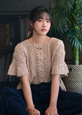 Lace Sleeve Top Knitting Pattern