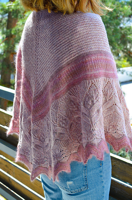Soft Bloom Shawl Knitting Pattern