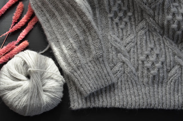 Winter Lace Sweater Knitting Pattern