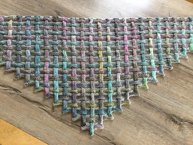 Woven Scarf Knitting Pattern