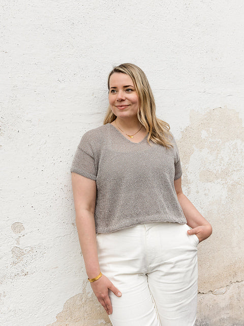 Short-Sleeved Tee Knitting Pattern