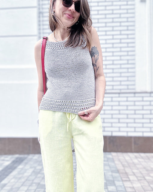 Vacation Tank Top Knitting Pattern