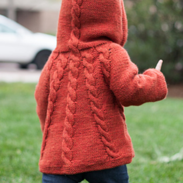 Cable Hoodie Knitting Pattern