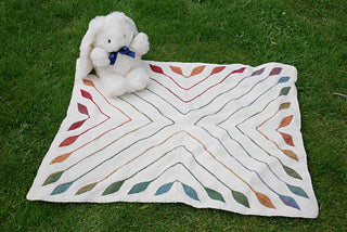 Leafy Blanket Knitting Pattern