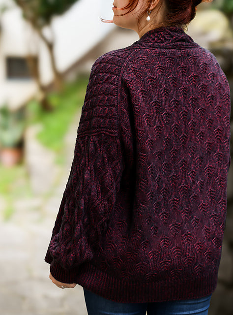 Cozy Textured Cardigan Knitting Pattern