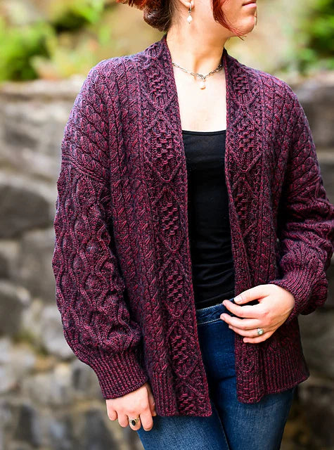 Cozy Textured Cardigan Knitting Pattern