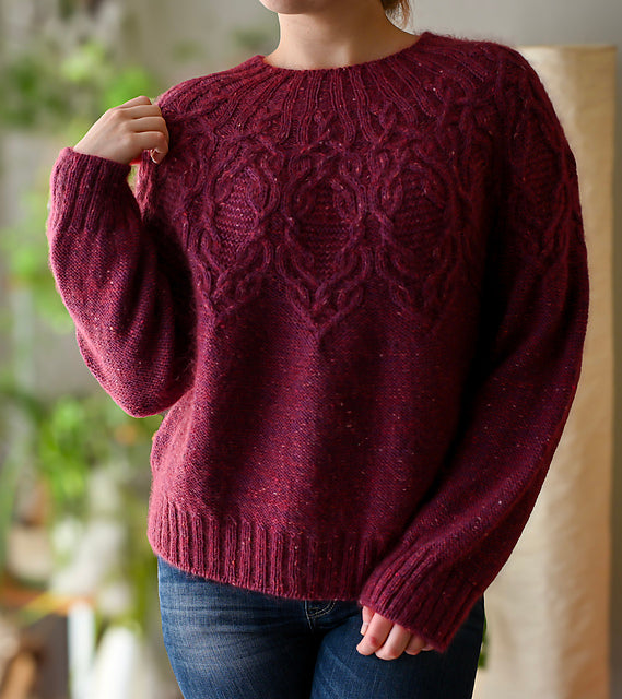 Cozy Cable Sweater Knitting Pattern
