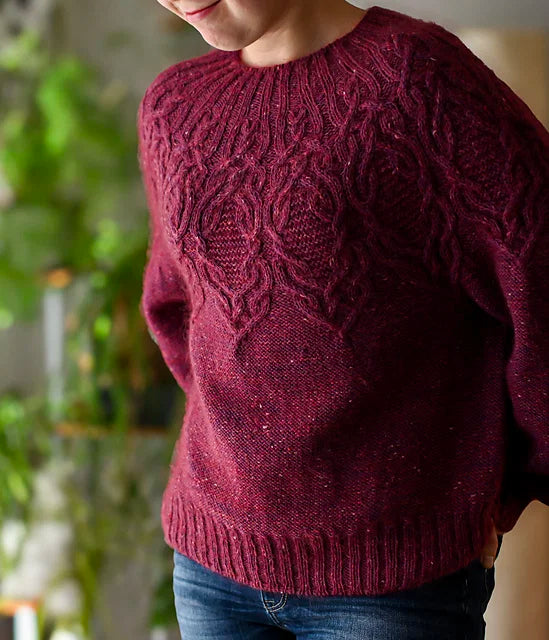 Cozy Cable Sweater Knitting Pattern