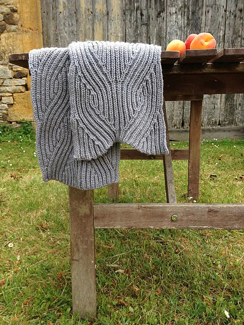 Hegg Braid Scarf Knitting Pattern