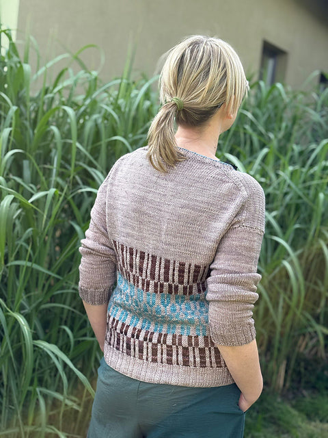 Button Neck Cardigan Knitting Pattern
