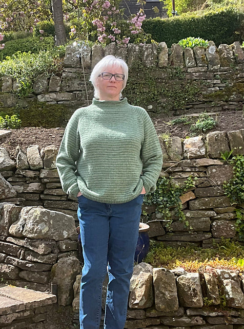 Relaxed Stripe Sweater Knitting Pattern