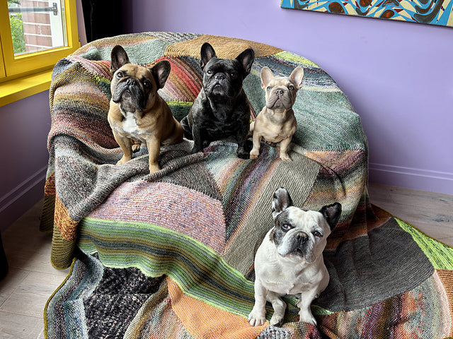 Marled Blanket Knitting Pattern