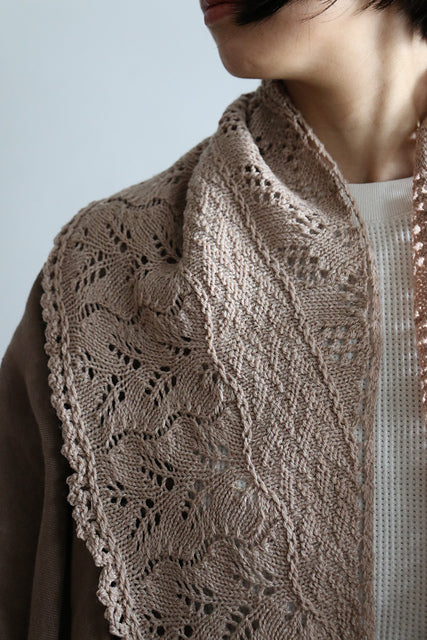 Lace Crescent Shawl Knitting Pattern