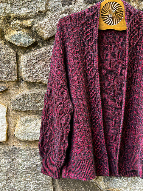 Cozy Textured Cardigan Knitting Pattern
