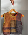 Colorblock Vest Knitting Pattern