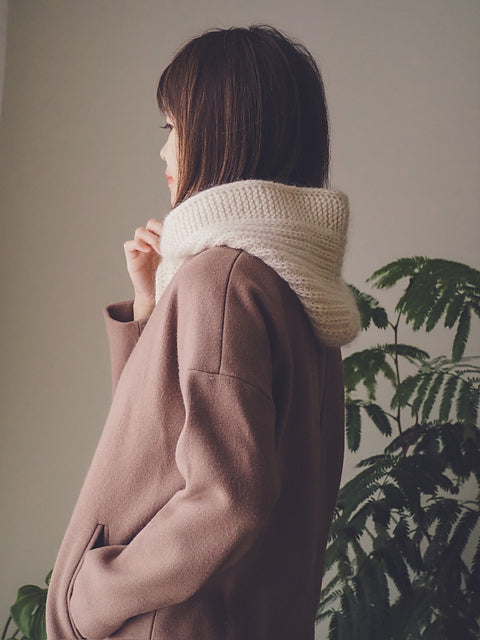 Hooded Cowl Knitting Pattern