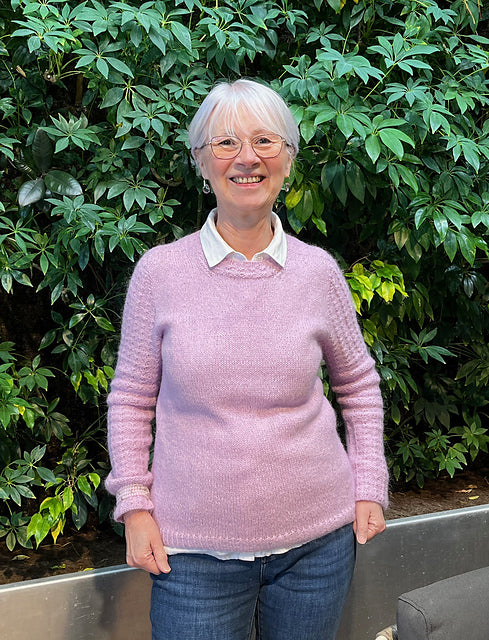 Textured Sleeve Sweater Knitting Pattern