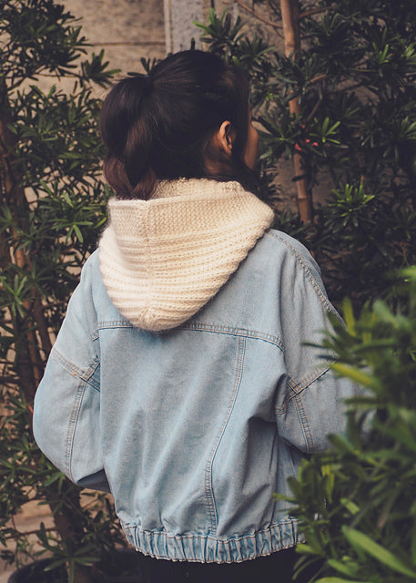 Hooded Cowl Knitting Pattern