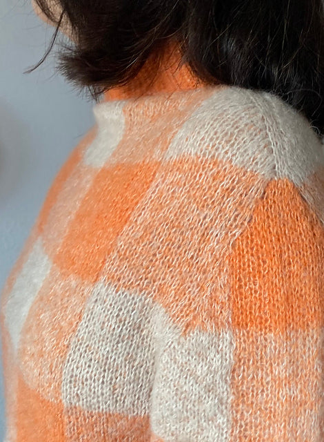 Checkerboard Sweater Knitting Pattern