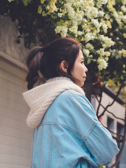 Hooded Cowl Knitting Pattern